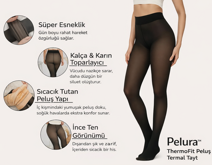 Pelura™ Peluş Termal Toparlayıcı Tayt